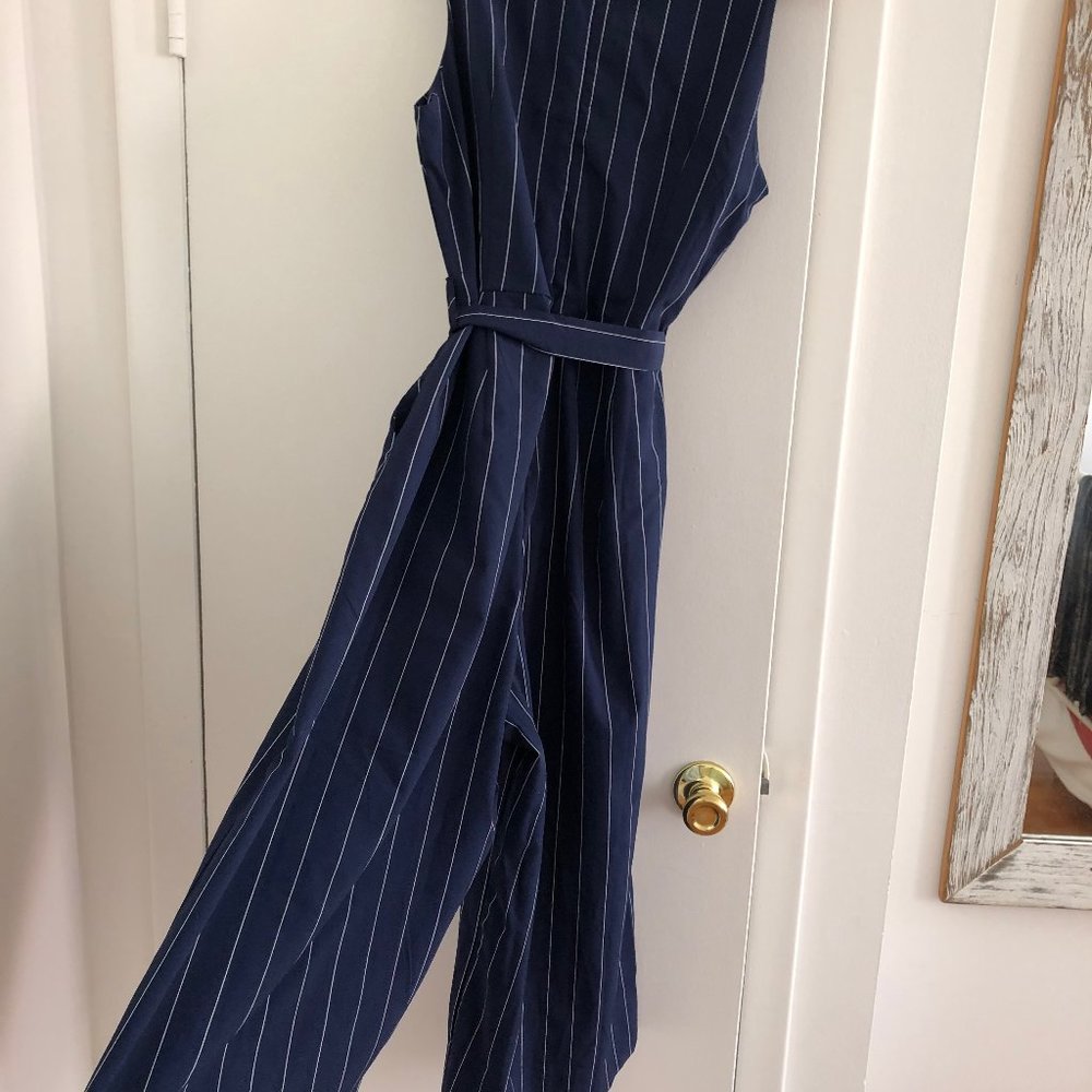 Pinstripe Jumpsuit Size M